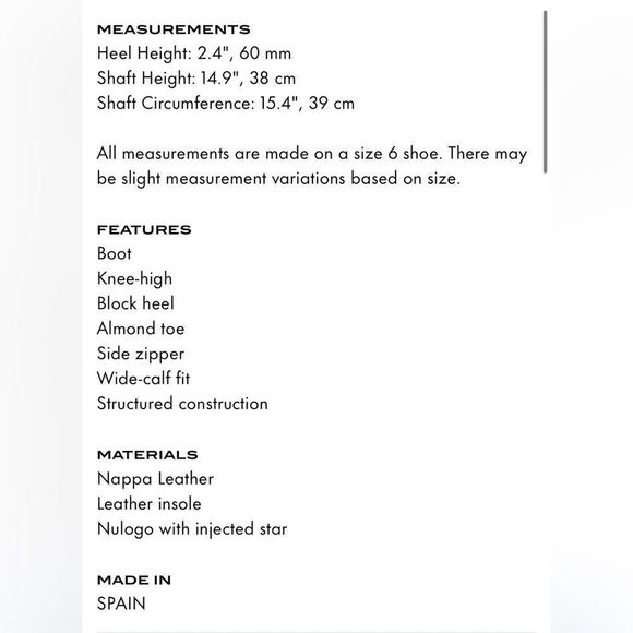 NEW Stuart Weitzman YULIANA 60 KNEE-HIGH ZIP BOOT in black leather - Picture 10 of 15